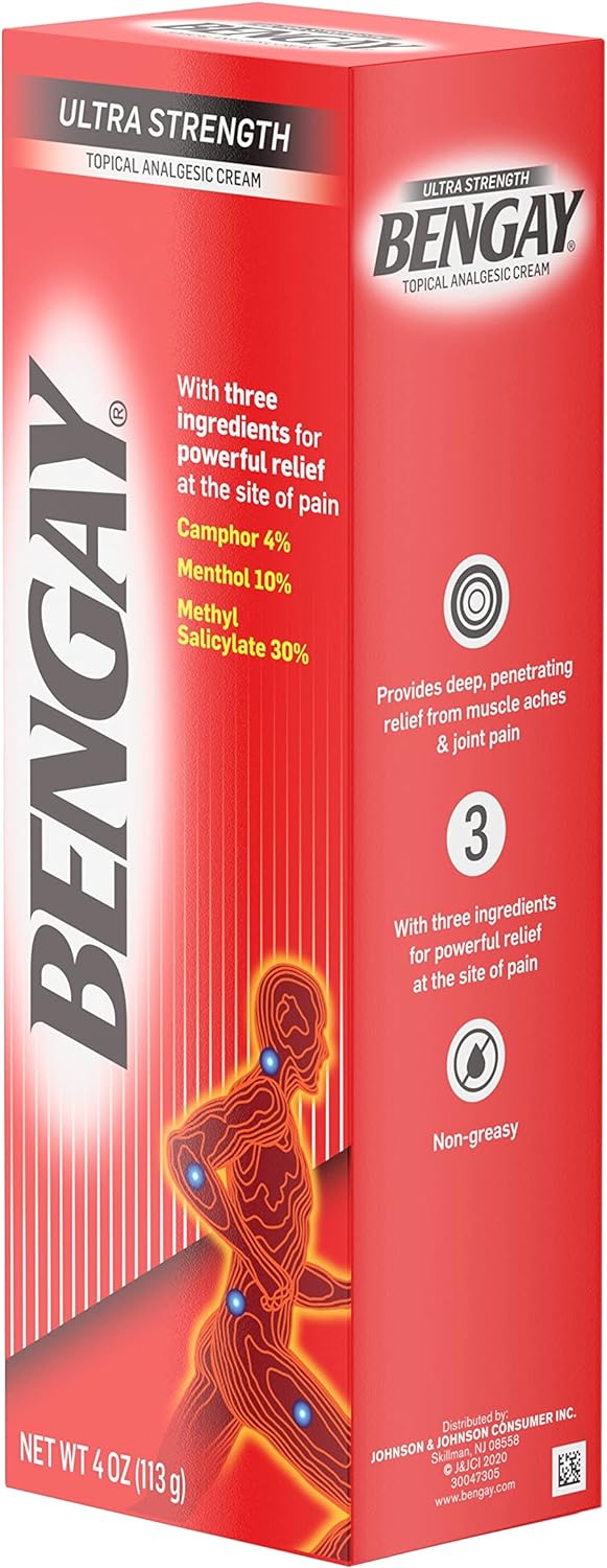 Bengay Ultra Strength Topical Supports comfort Cream. - Image 8