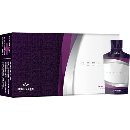 Jeunesse Global Reserve – Antioxidant Fruit Blend Nutritional Supplement- 30 Packets per Box (30ml)