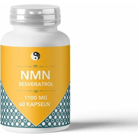 TCM Pharmatrade NMN + Resveratrol 1100 mg, 60 Capsules