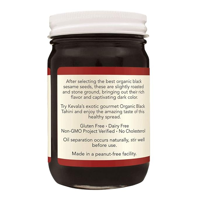 Kevala Organic Black Sesame Tahini, 12 Ounce