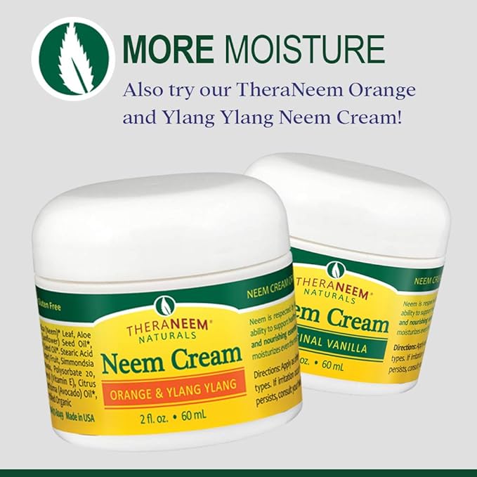 Thera Neem Cream - Original Organix South 2 Ounce Cream Vanilla