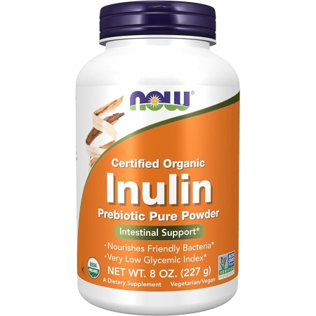 NOW Supplements, Inulin Prebiotic Pure Powder