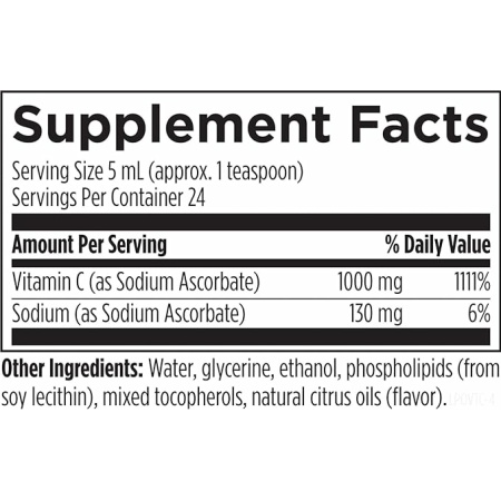 Designs for Health Liposomal Vitamin C Liquid - 1000mg Vitamin C Supplement