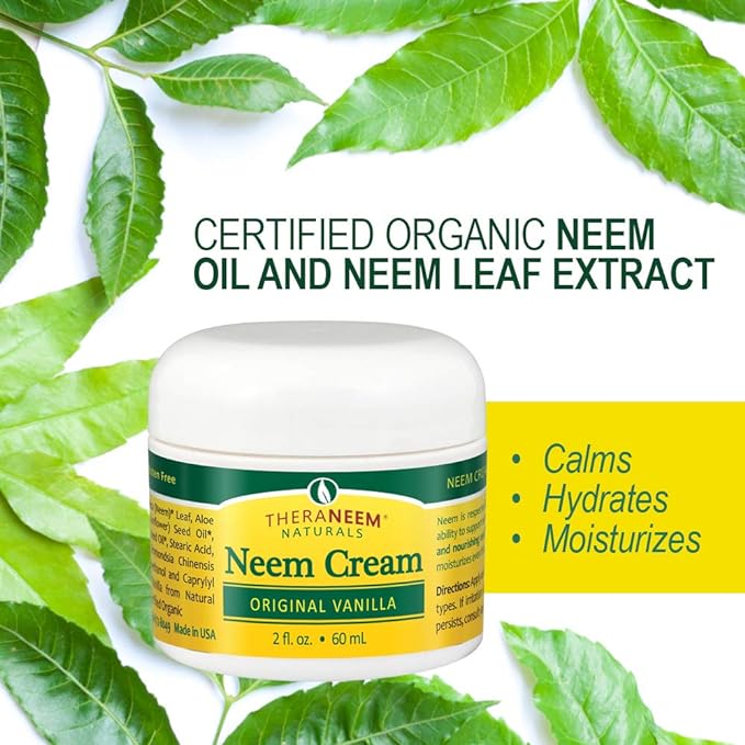 Thera Neem Cream - Original Organix South 2 Ounce Cream Vanilla