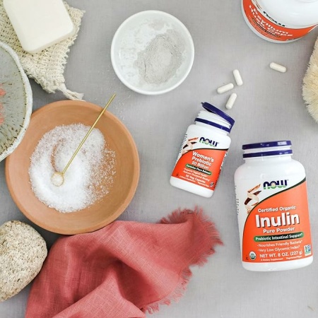 NOW Supplements, Inulin Prebiotic Pure Powder