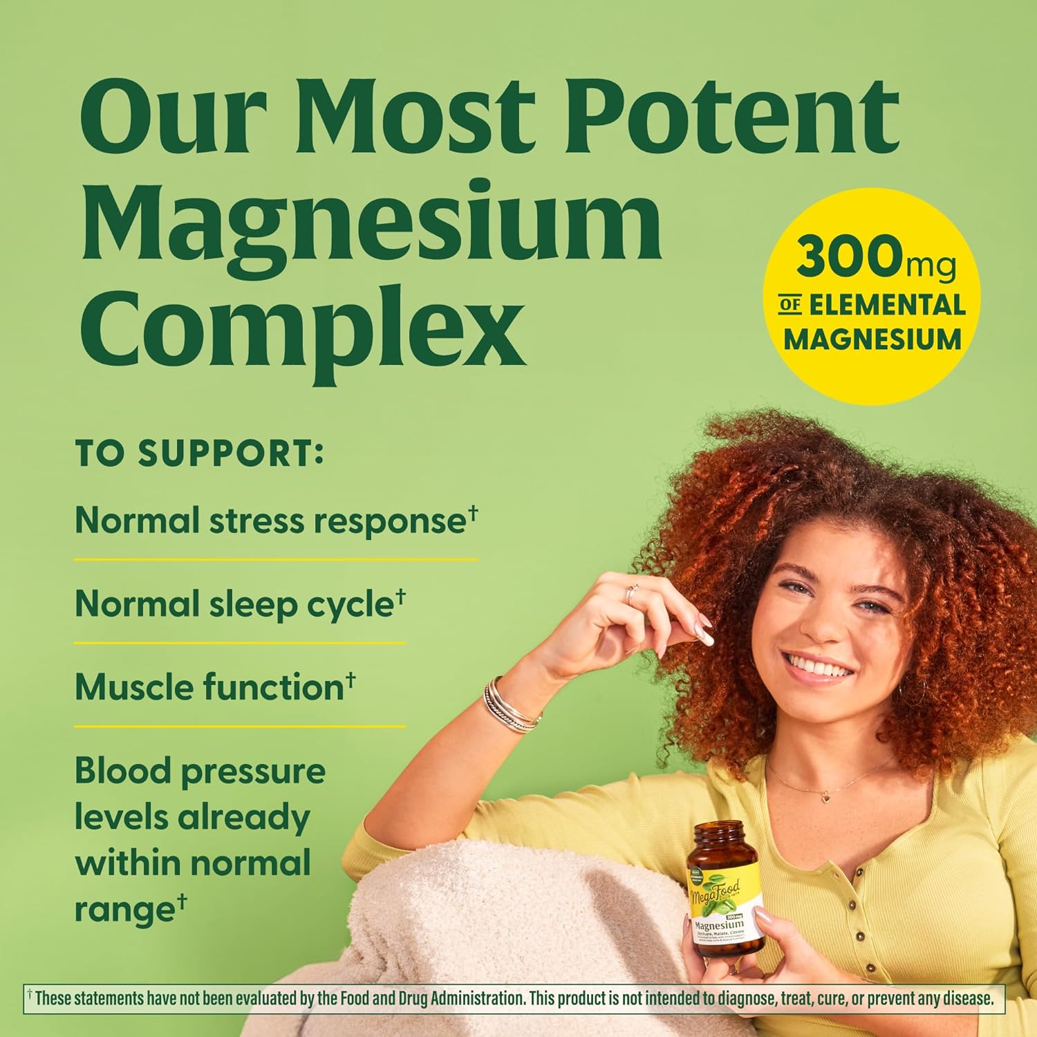 MegaFood Magnesium 300 mg - 60 Capsules - Image 4