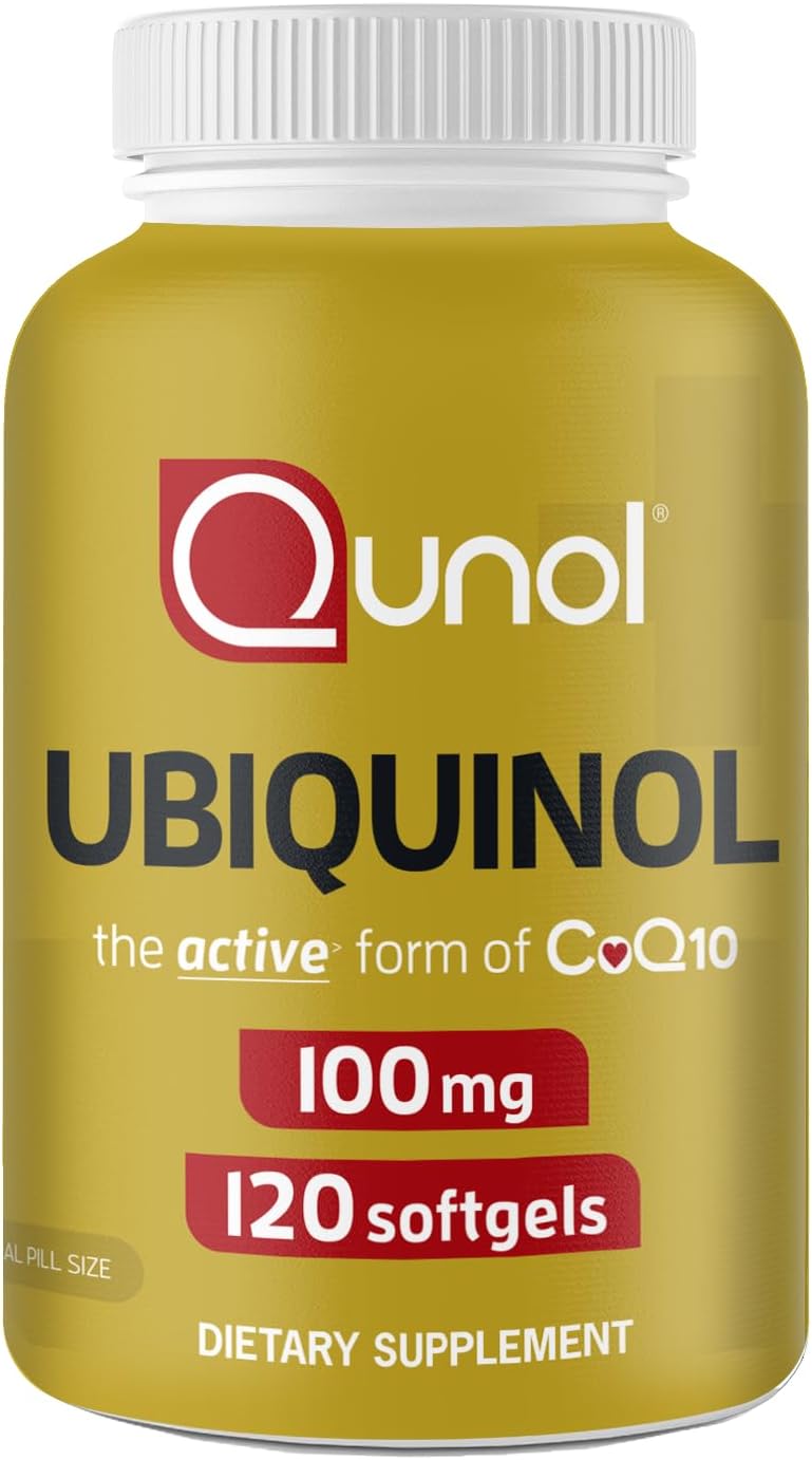 Qunol Ubiquinol CoQ10 100mg Softgels - 120 Count