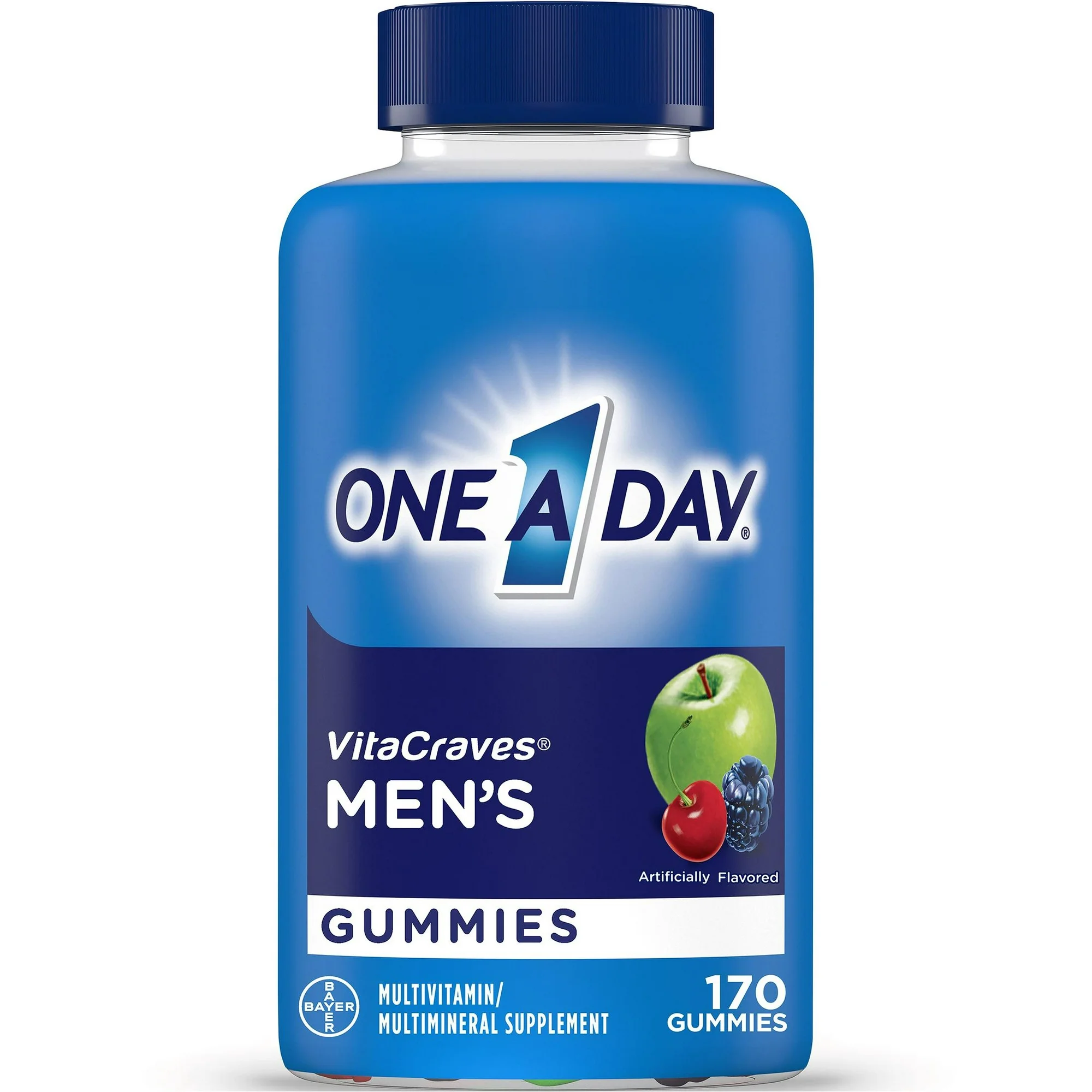 One A Day Men's Gummy Multivitamin Men, 170 Gummies