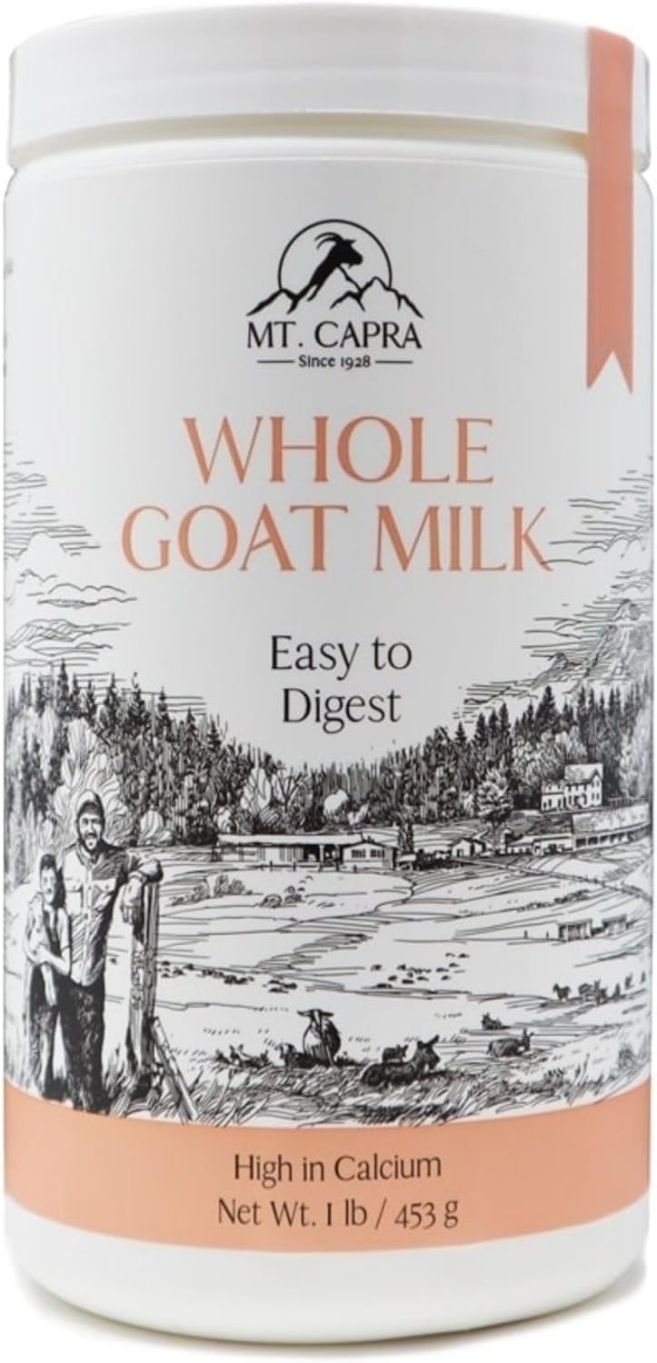 Whole Goat Milk by Mt. Capra, 453 gm / 1 pound