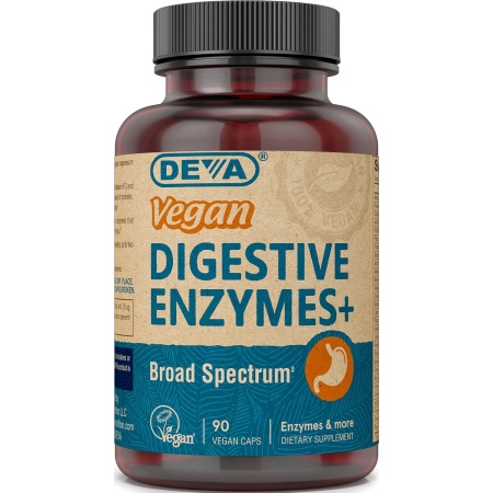 DEVA Vegan Digestive Enzymes – Plant-Based Support for Optimal Digestion
