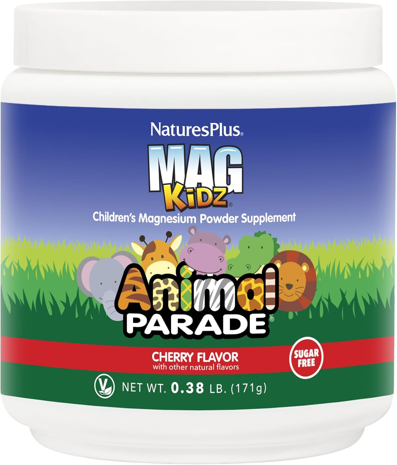 NaturesPlus Animal Parade MagKidz, Cherry Flavor, 171 g
