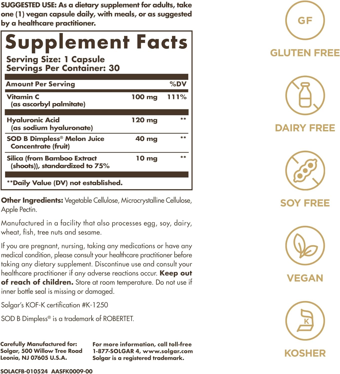 Solgar Cellulite Fighter, 30 Capsules - Image 2