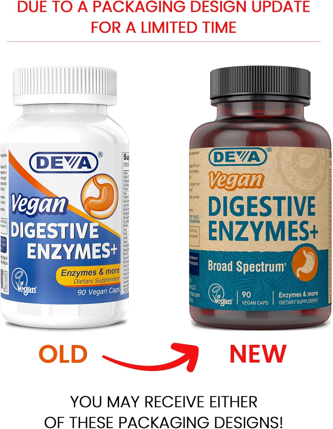 DEVA Vegan Digestive Enzymes – Plant-Based Support for Optimal Digestion