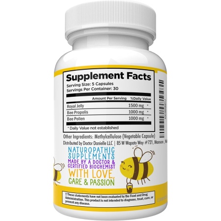 Dr. Danielle's Bee Wise, Ingredients