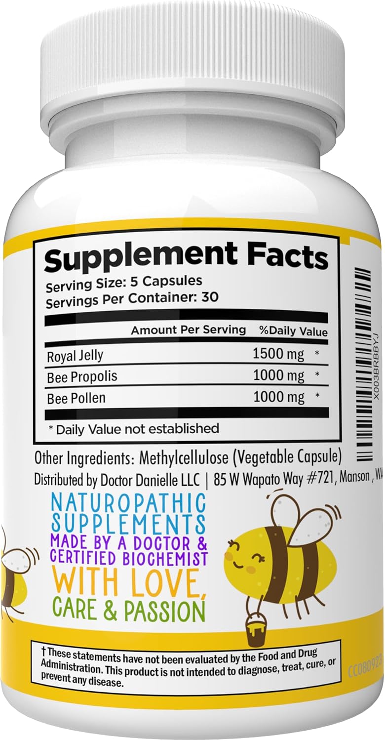 Dr. Danielle's Bee Wise, Ingredients