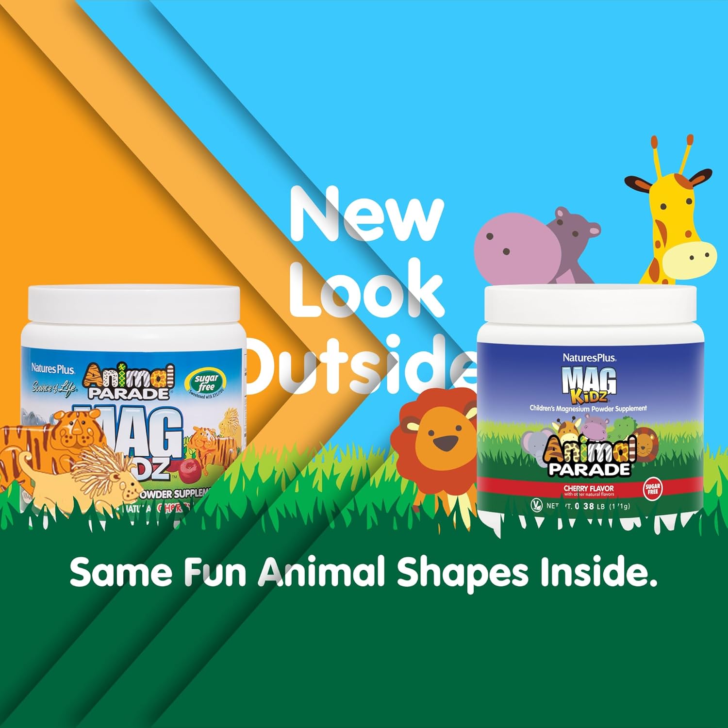 NaturesPlus Animal Parade MagKidz, Cherry Flavor, 171 g - Image 2
