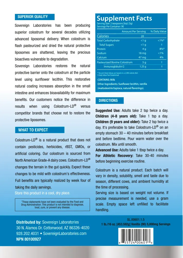 Colostrum-LD® Powder, 453g - Image 2