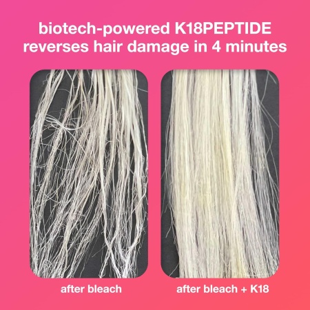 K18 Leave-In Molecular Hair Mask, Repairs Dry or Damaged Hair