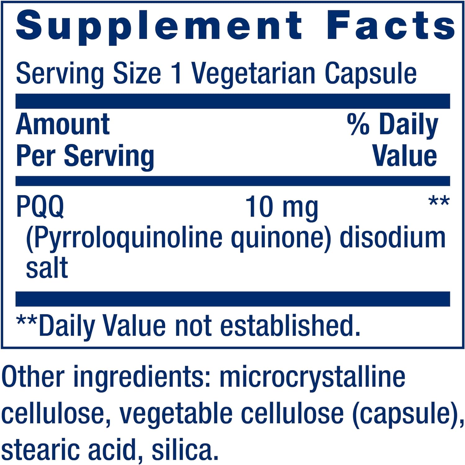 Life Extension PQQ 10mg, 30 Capsules - Image 3