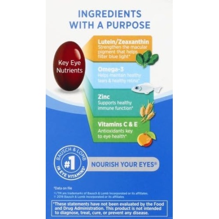 Ocuvite Eye Health Adults 50+, Ingredients