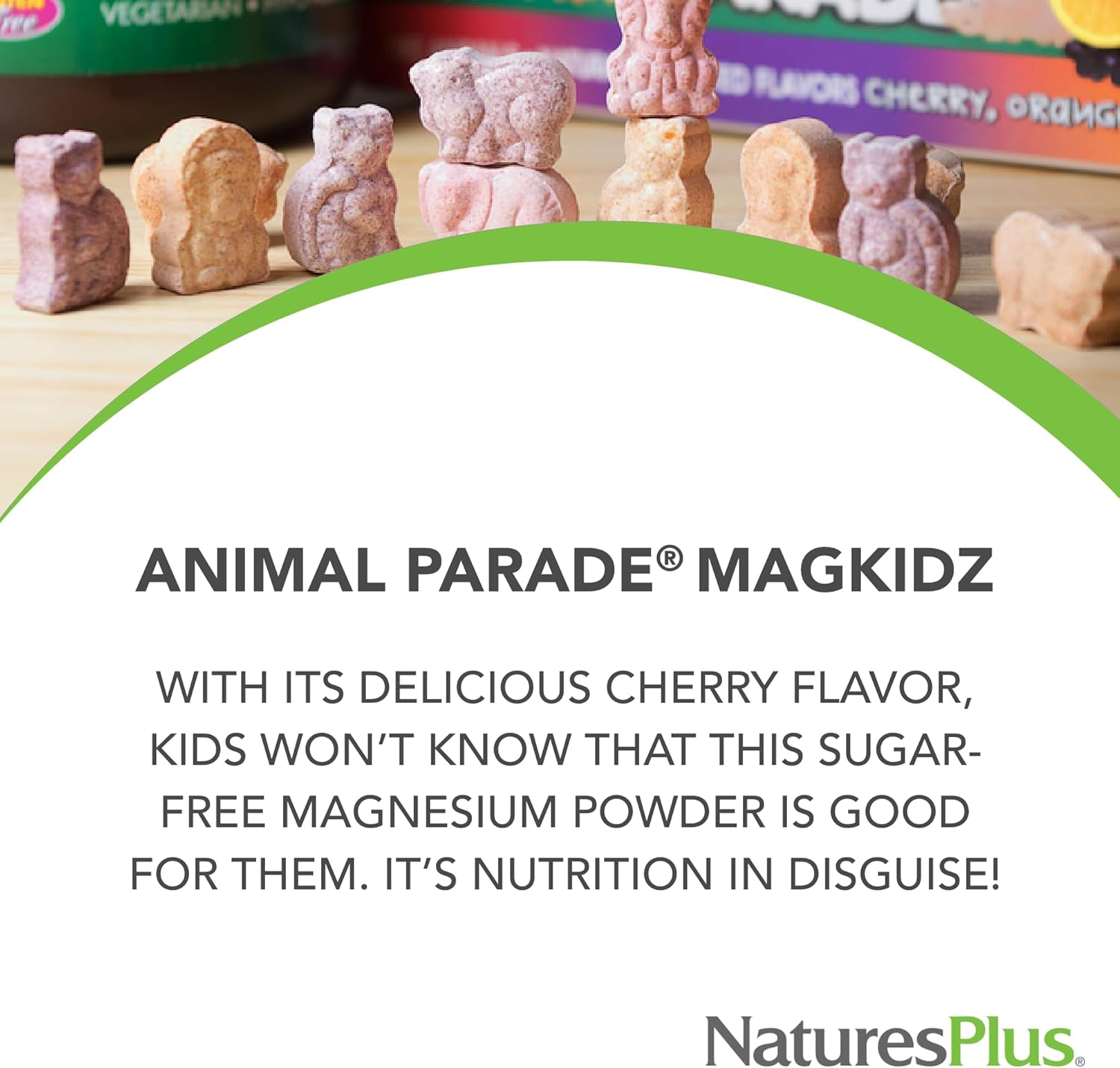 NaturesPlus Animal Parade MagKidz, Cherry Flavor, 171 g - Image 4