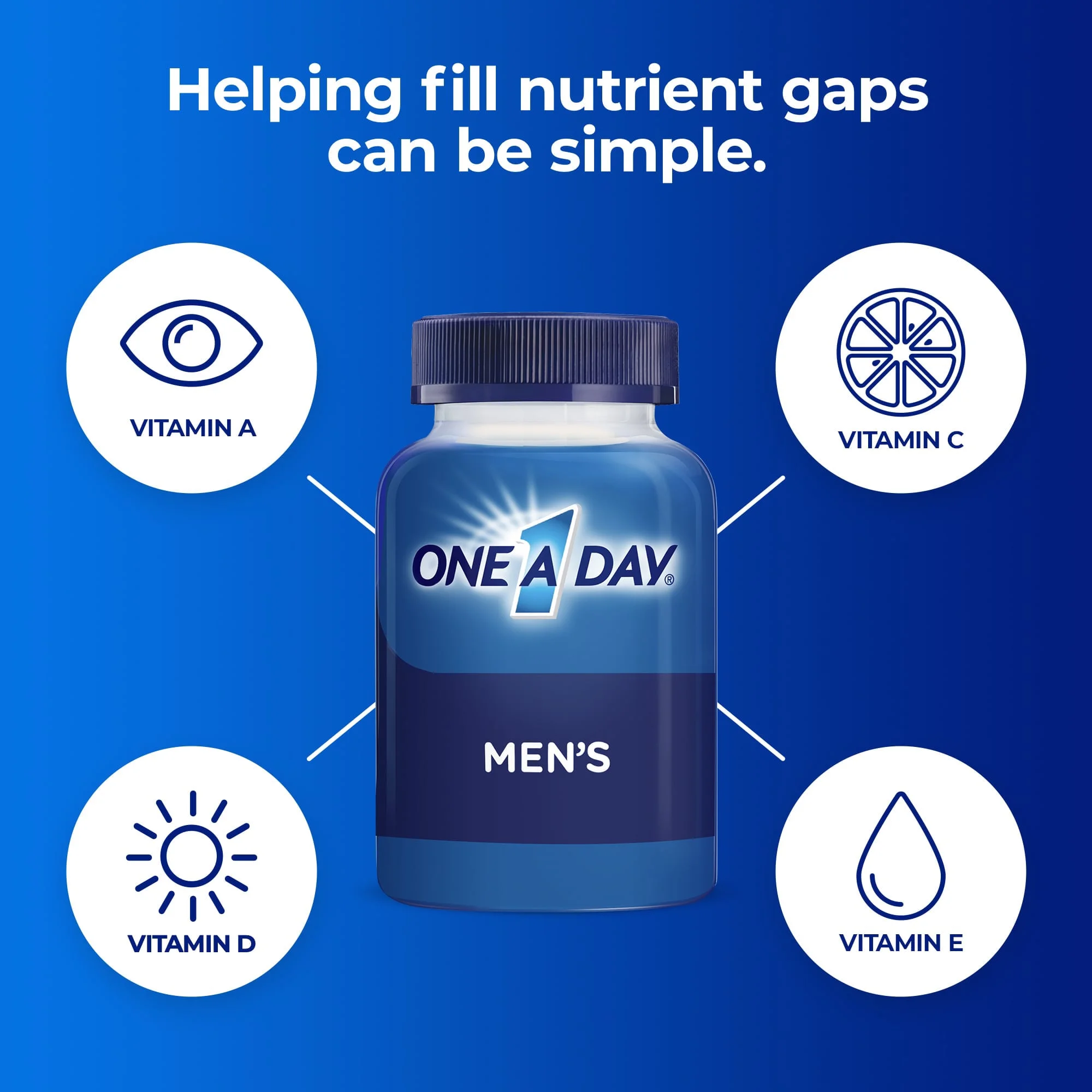 One A Day Men's Gummy Multivitamin Men, 170 Gummies - Image 4