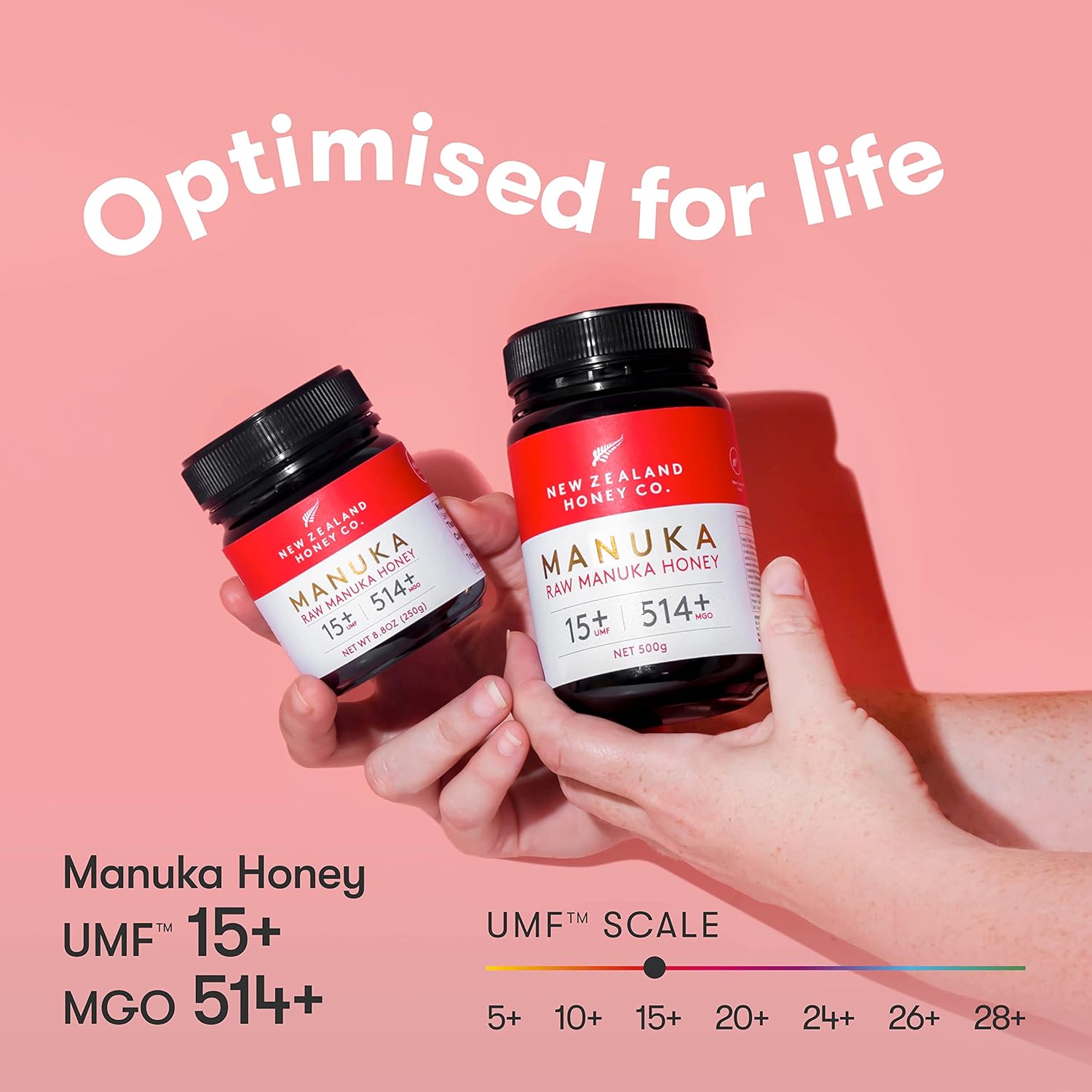 New Zealand Honey Co. Raw Manuka Honey UMF 15+, MGO 514+, 250 gm - Image 4