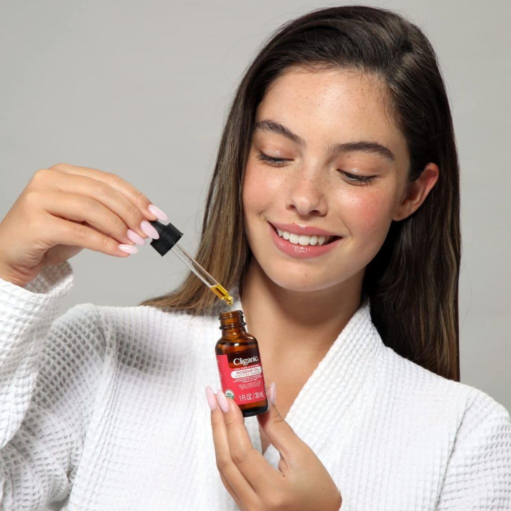 Cliganic Organic Rosehip Seed Oil, 240 ml - Image 4