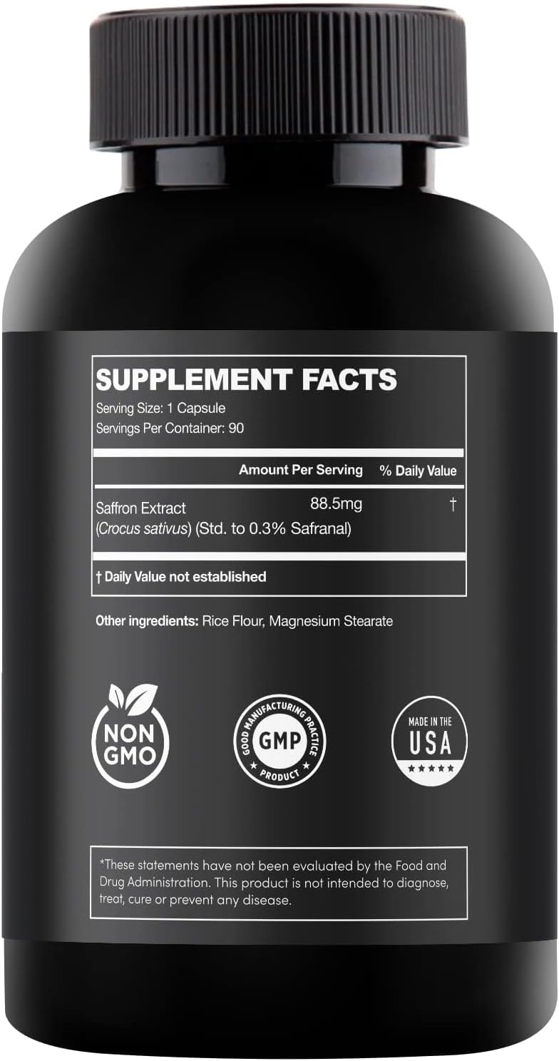 Saffron Supplements - 100% Pure Saffron Extract Mood