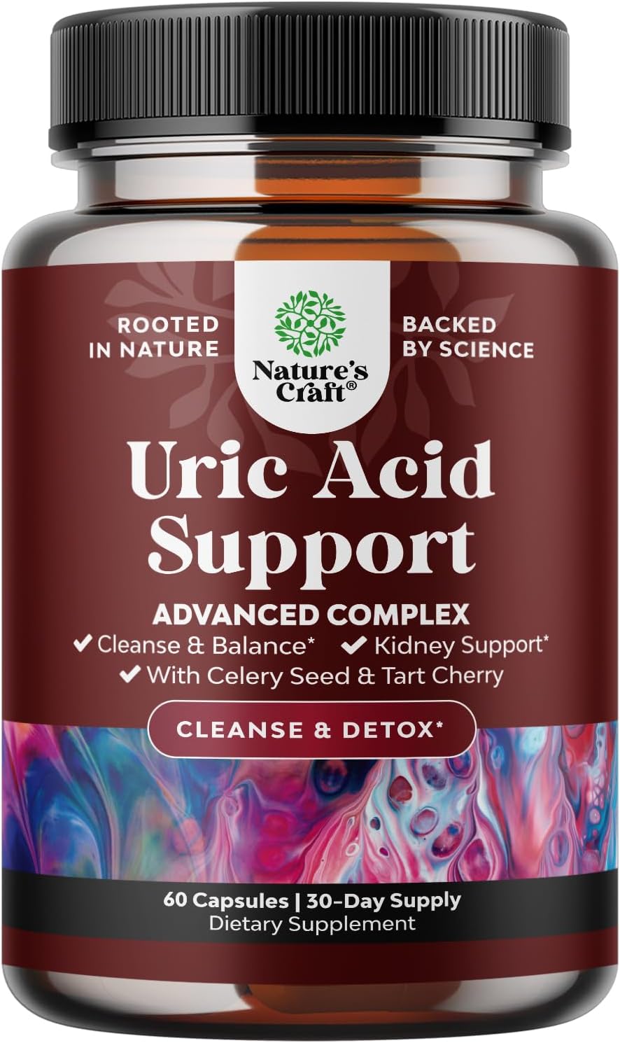 Natures Craft, Uric Acid Support, 60 Capsules