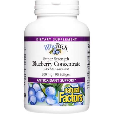 Natural Factors, BlueRich, 90 Softgels