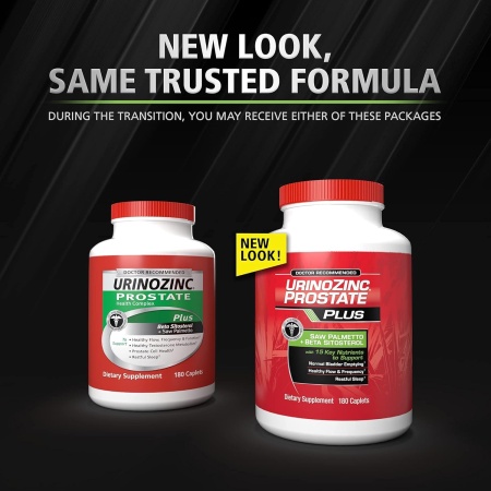 Urinozinc, Prostate Plus, New Look
