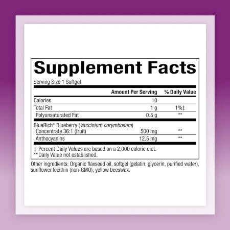 Natural Factors, BlueRich, Ingredients