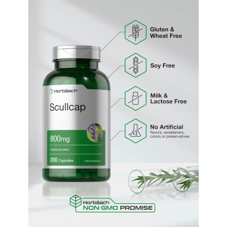 Horbäach, Scullcap 800 mg, Features