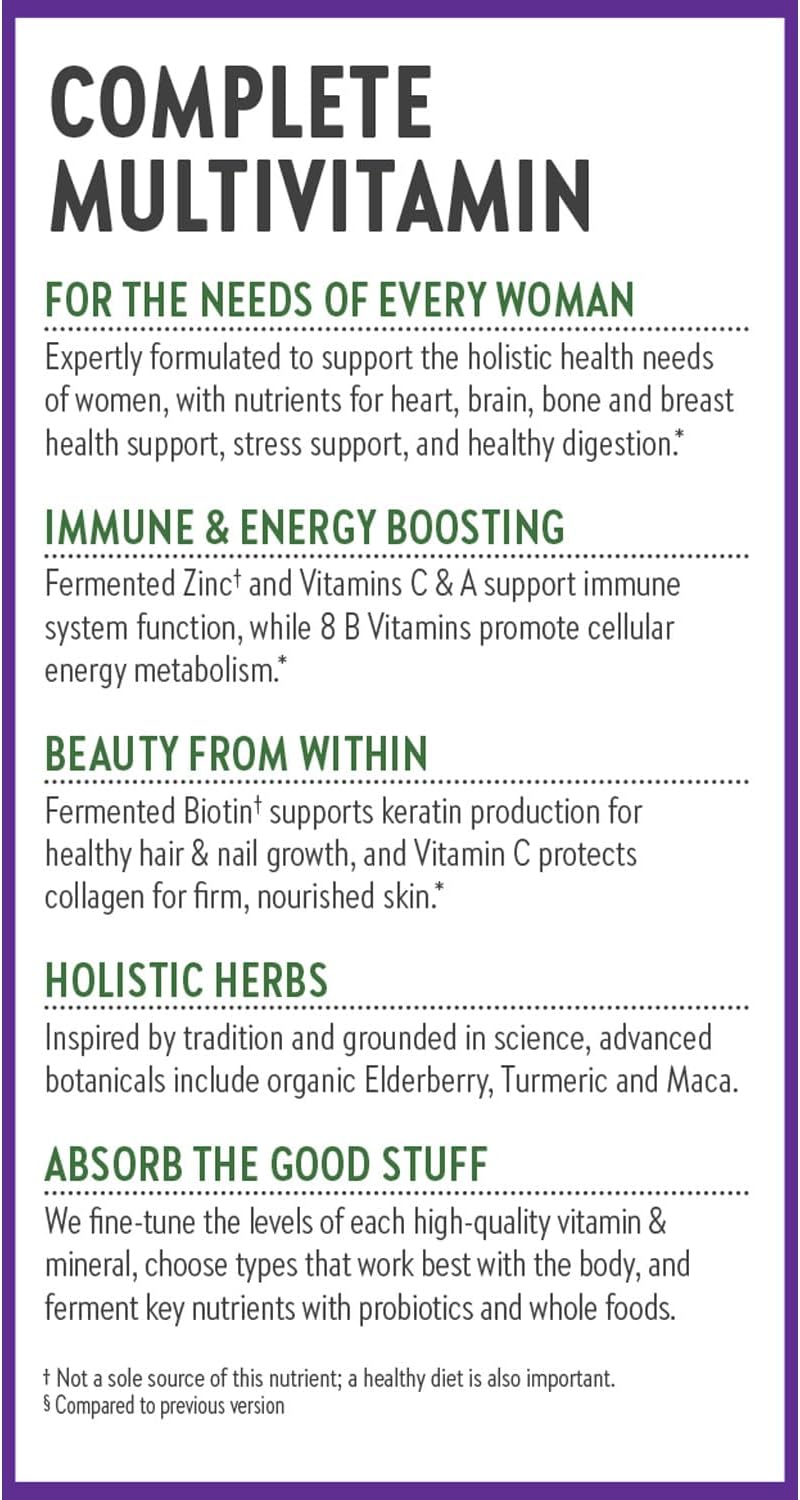 New Chapter Women's One Daily Multivitamin, 72 Tablets