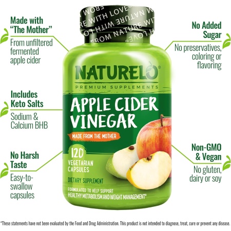 NATURELO, Apple Cider Vinegar, Features