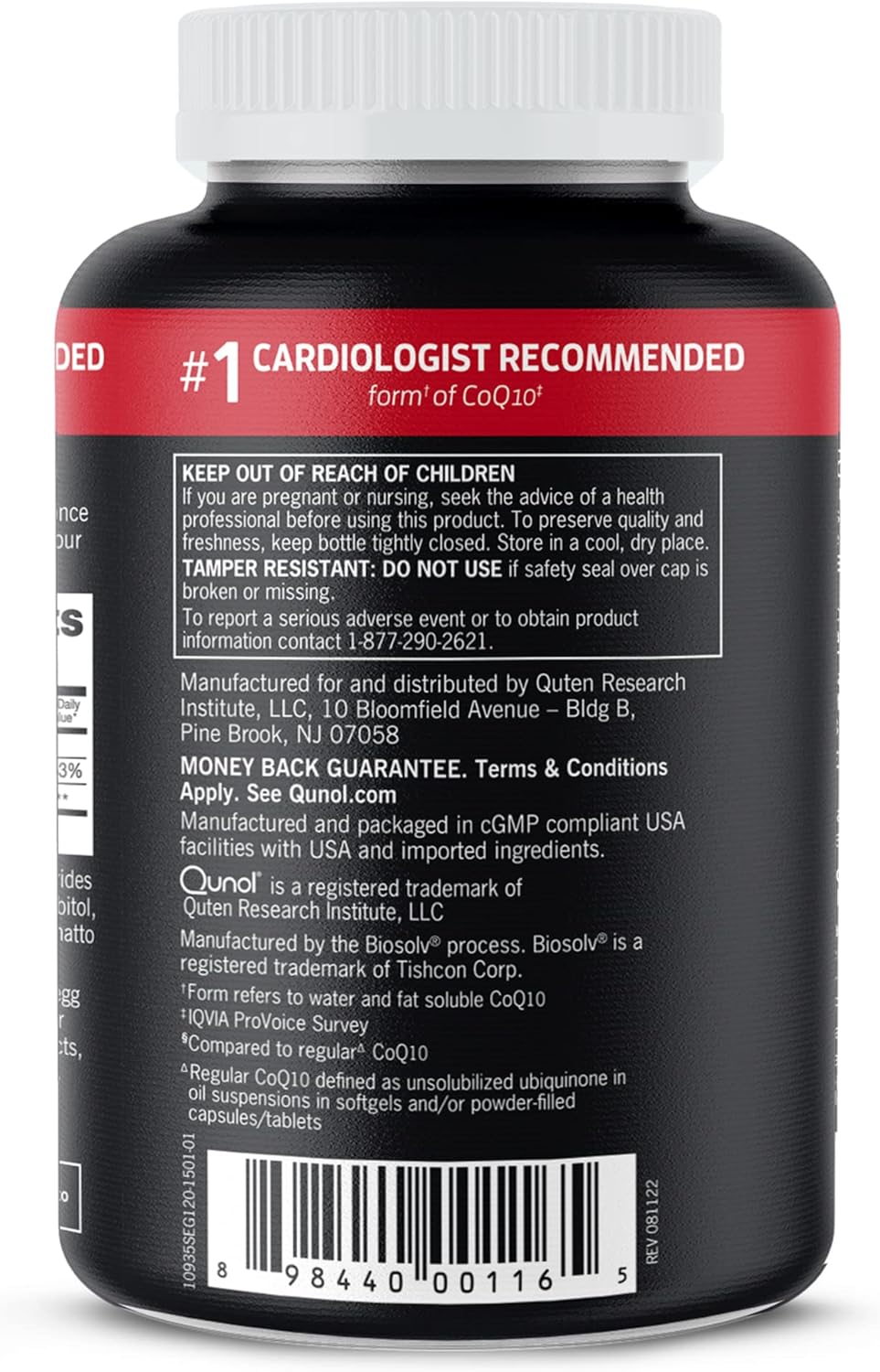 Qunol, Ultra CoQ10 100mg, 120 Softgels