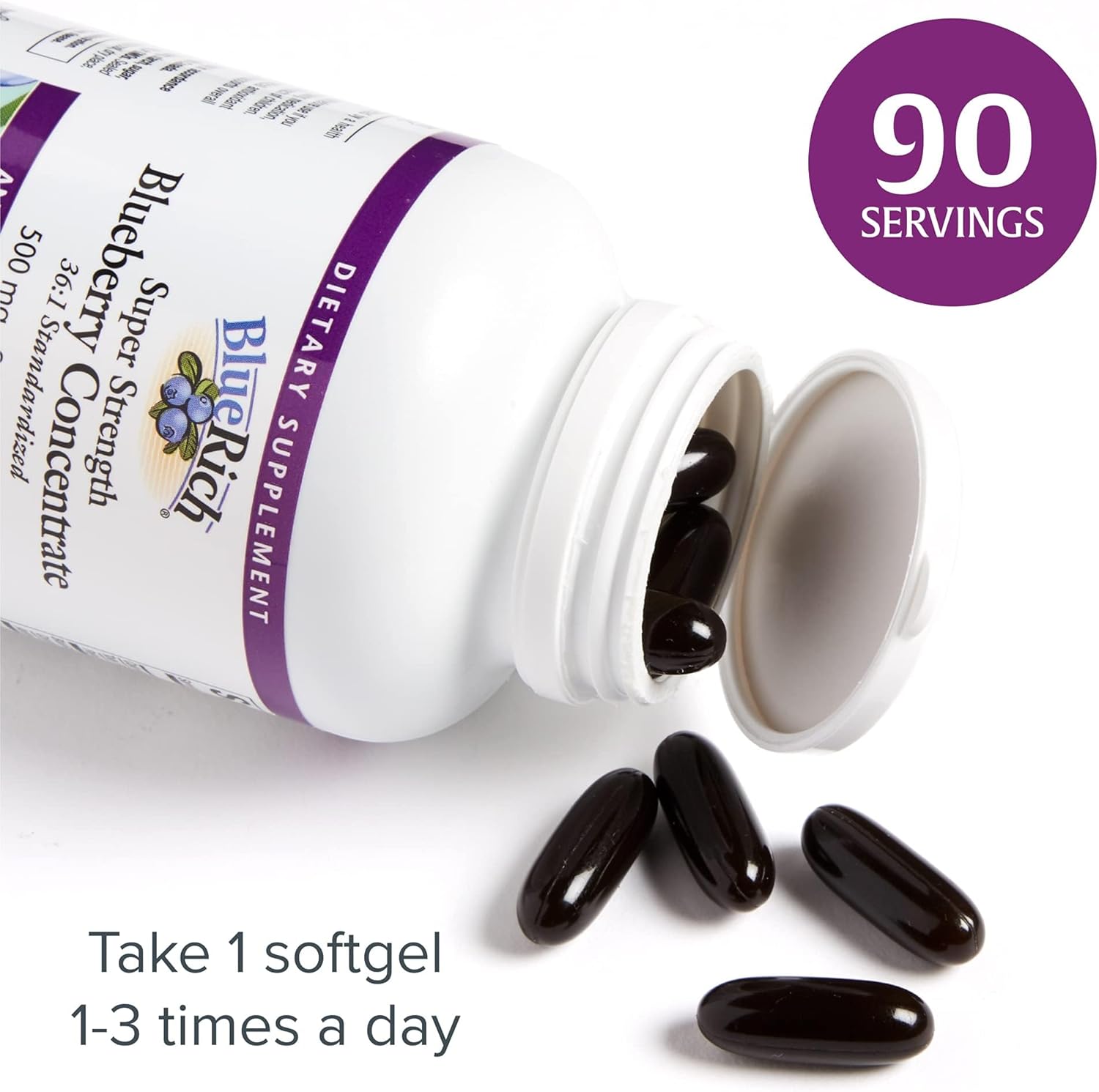 Natural Factors, BlueRich, Dose