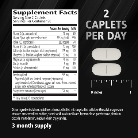 Urinozinc, Prostate Plus, Ingredients