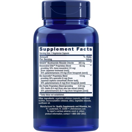 Life Extension NAD+, Ingredients