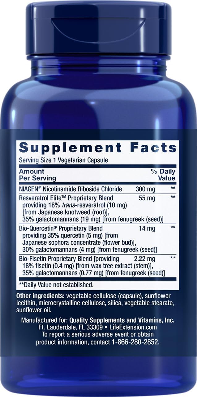 Life Extension NAD+, Ingredients