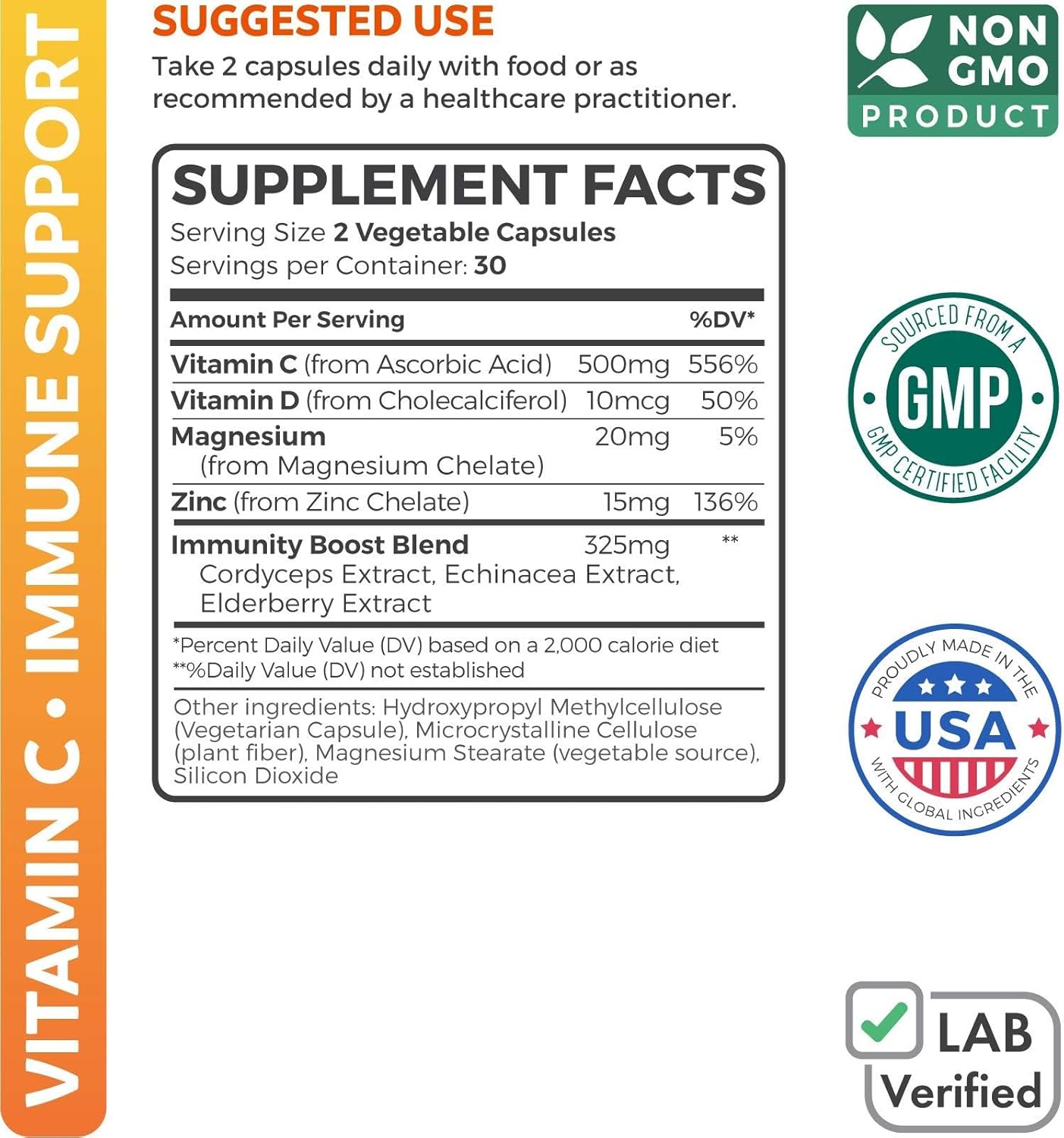 Healths Harmony, Vitamin C, Ingredients