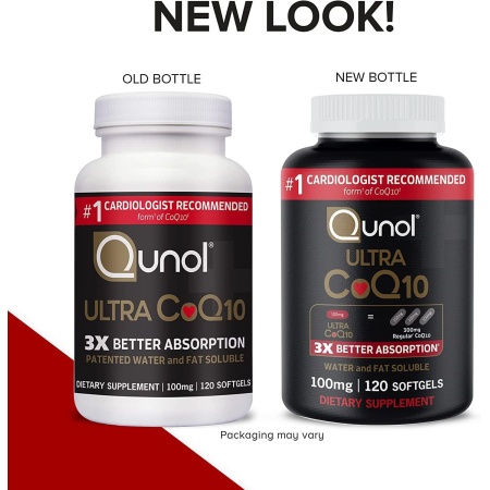 Qunol, Ultra CoQ10 100mg, New Look