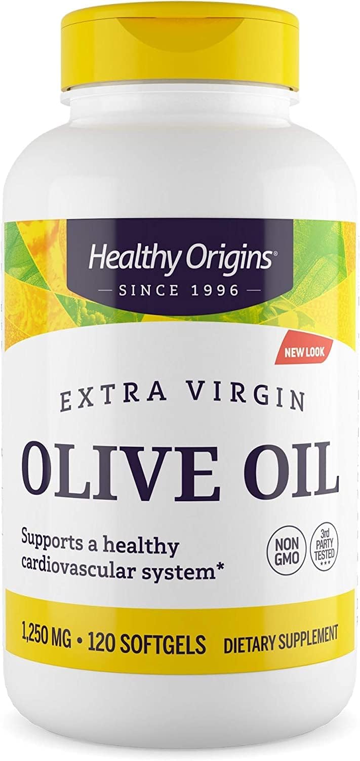 Healthy Origins, Olive Oil 1250 mg, 120 Softgels