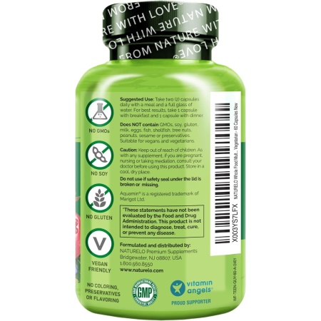 NATURELO, Whole Food Multivitamin for Teenage Boys, 60 Capsules