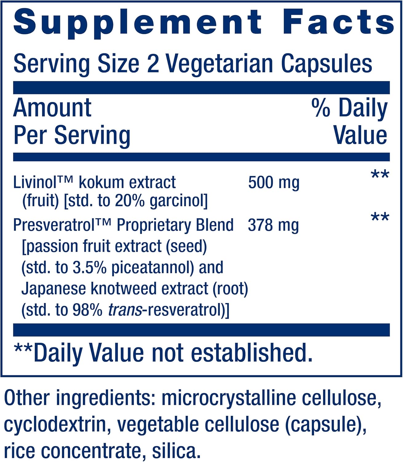 Life Extension, GEROPROTECT® Stem Cell, Ingredients
