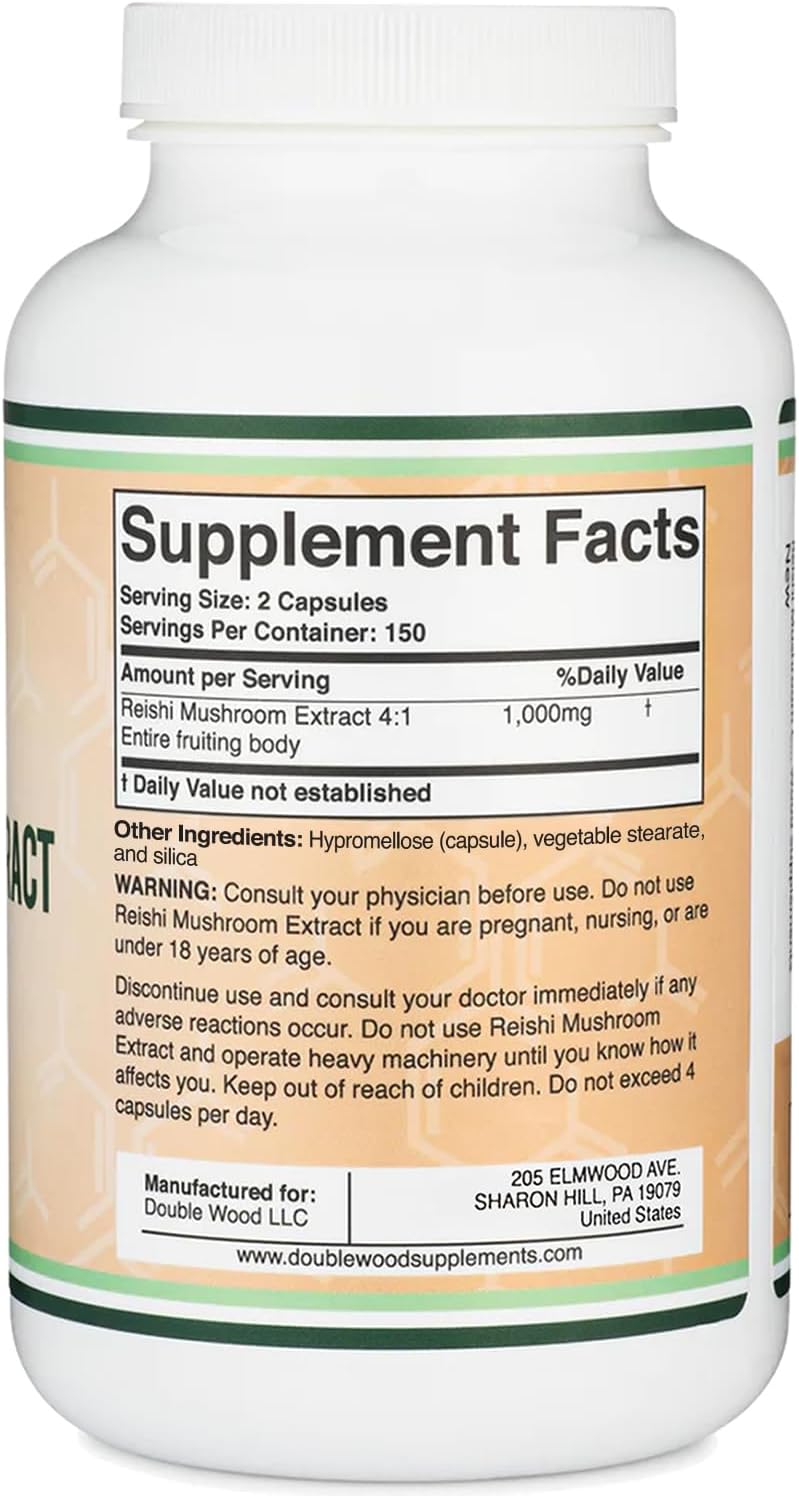 Double Wood Reishi Mushroom Extract, Ingredient
