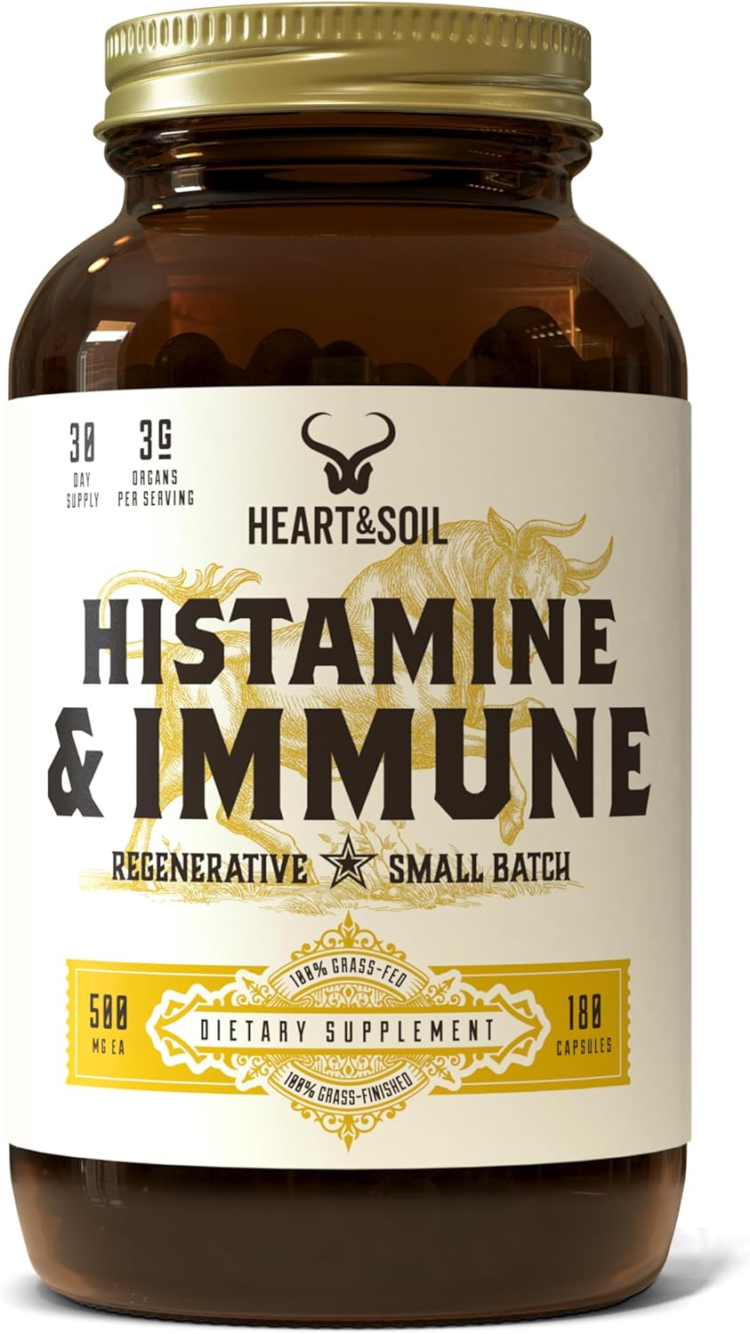 HEART & SOIL Histamine & Immune, 180 Capsules