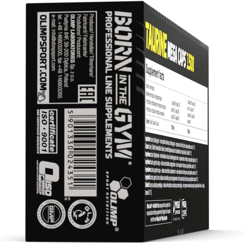 Olimp Taurine 1500 mg, 120 Capsules