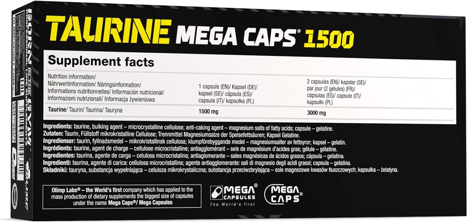 Olimp Taurine 1500 mg, Ingredients